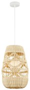 Závesné svietidlo Arona, 1x ratanové tienidlo, (fi 25cm), w