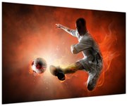 Obraz - Futbalista (90x60 cm)