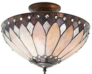 Endon 63978 - Prisadené stropné svietidlo Tiffany BROOKLYN 3xE27/60W/230V, priemer 40 cm
