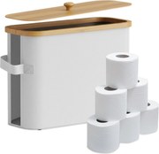 Úložný priestor na toaletný papier na 12 roliek RD51772, biela