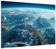Obraz - Pohľad z vesmíru (70x50 cm)