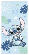 Modrá bavlnená detská osuška 70x140 cm Lilo a Stitch "Ohana Blue" – Jerry Fabrics