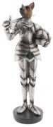 Dekoratívne soška Pes v brnení - 15 * 12 * 32 cm