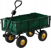 CH Zelený záhradný vozík s odnímateľnými bočnicami Loca M
