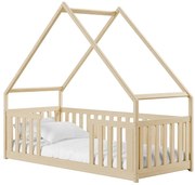 Posteľ Domček Bee 90x200 borovica