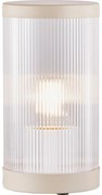 Nordlux - Vonkajšia stolná lampa COUPAR 1xE27/25W/230V IP54 béžová