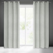 ZATEMŇOVACÍ ZÁVES NA KRÚŽKOCH JULIA 140X250 CM STRIEBORNÁ