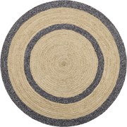 Ručne viazaný kusový koberec Nora J-48 Natural kruh, 120x120 (priemer) kruh, béžová, chodba / predsieň, Diamond Carpets India