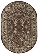 Kusový koberec Teheran Practica 59 / DMD ovál, 160x230, hnedá, chodba / predsieň, Sintelon