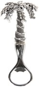Strieborný kovový otvárač na fľaše Palma - 7 * 3 * 14 cm
