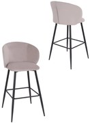Barová stolička Ganta Black béžová