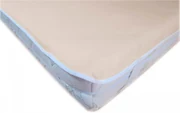 Nepremokavý chránič na matrac 100% bavlna biela káva 70x140 cm