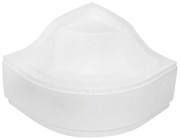 Sprchová vanička polkruhová Olivier II 80/80/21/28 + nohy