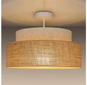 Belis Prisadený luster BOHO 1xE27/60W/230V pr. 40 cm krémová/béžová BE0928