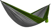 Turistická hojdacia sieť SANTIAGO 260x140 cm, zelená/sivá