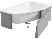 Mexen X-ST, polystyrénový plášť na rohovú vaňu 240 cm, biela, 55022-00