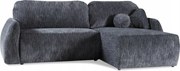 Rohová sedačka Luno s funkciou spania a úložným priestorom, moderná, univerzálna, 255 cm