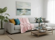 Mikroplyšová deka SOFT, svetloružová Rozmer: 160 x 200 cm