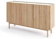Boho vysoká komoda, trojdverová (K144/83), dub riviera