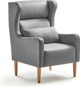 Kreslo LUCKY, čalúnenie Medley, svetlošedá