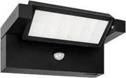 LED vonkajšie nástenné svietidlo so senzorom LED/20W/230V 3000/4000/6500K IP54 čierne