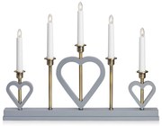 Sivá vianočná svetelná dekorácia Melissa – Markslöjd