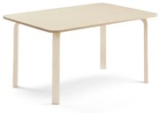 Stôl ELTON, 1400x700x640 mm, laminát - breza, breza