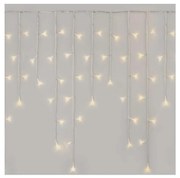 LED Vianočná vonkajšia reťaz 300xLED/8 módov 10m IP44 teplá biela + diaľkové ovládanie