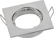 BERGE Halogénové pohyblivé svietidlo štvorcové chróm