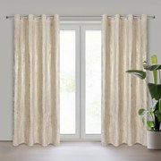 ZATEMŇOVACÍ ZÁVES NA KRÚŽKOCH RENIA 100X150 CM VZOROVANÁ