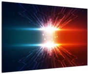 Abstraktný obraz aktívneho náboja (90x60 cm)