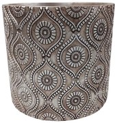 Kvetináč YS46213L strieborný