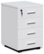 Pojazdný kancelársky kontajner Houseland Prime Pro 02 biely