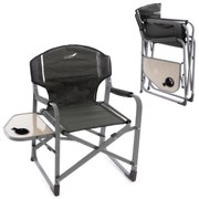 Sada 2 x kempingová stolička so stolíkom a držiakom nápojov