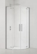 Sprchový kút čtvrtkruh 90x90 cm SAT TGD NEW SATTGS90CRT