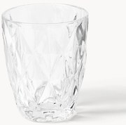 Poháre na vodu so štruktúrovaným vzorom Colorado, 4 ks