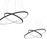 Závesné LED svietidlo Orion, 2x LED 53w, 3000k, b