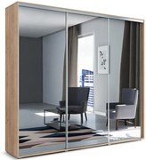 Skriňa Jagoda A31 - 278 tri zrkadlá craft zlatá