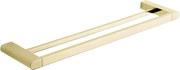 Mexen Adox dvojitý vešiak na uteráky, Zlatá - 7018225-50