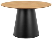 Jídelní stůl Soli 120 cm dub přírodní/černý