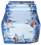 Obrus Vianočná krajina 40x140 cm