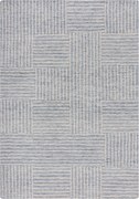 Kusový koberec Memphis Abstract Check Blue, 120x170, modrá, obývacia izba, Flair Rugs