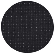 Condor Carpets, Kusový koberec Udinese antracit guľatý, 57x57 (priemer) kruh, šedá, chodba / predsieň