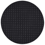 Kusový koberec Udinese antracit guľatý, 57x57 (priemer) kruh, šedá, chodba / predsieň, Condor Carpets