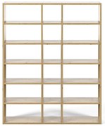 Svetlohnedá knižnica TemaHome Pombal, šírka 182 cm