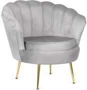 Kreslo VELO sive zamatové