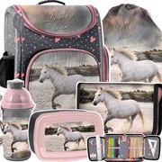 Školský 5 dielny set pre dievčatá s koníkom