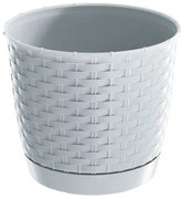 Kvetináč Ratolla Round biely