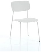 Biele jedálenské stoličky v súprave 2 ks Primary - Tomasucci