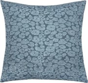 Dekoračný vankúš Sandra 43x43 cm, žakárový modro-sivý%